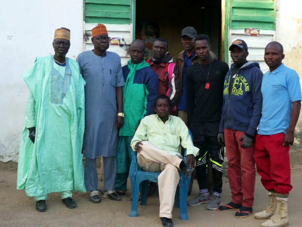 Grupo de paramilitares en Maiduguri