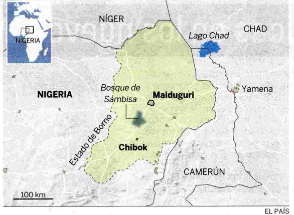 Maiduguri, la ciudad atrincherada EL PAIS MAPA