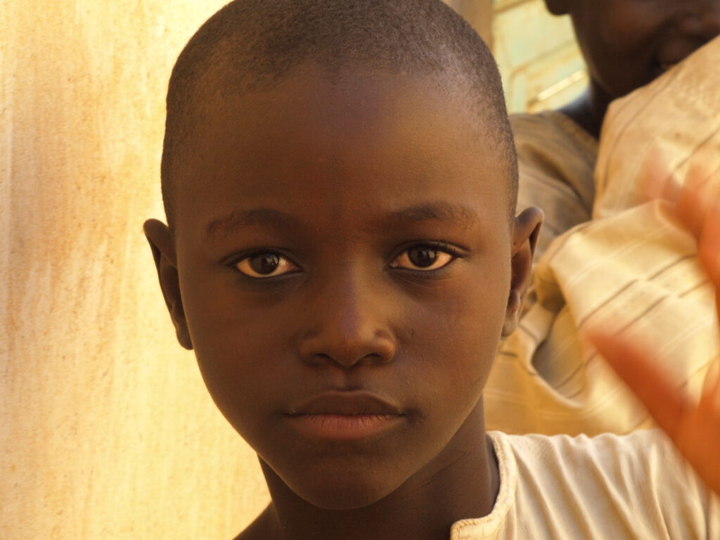 Un niño nigeriano