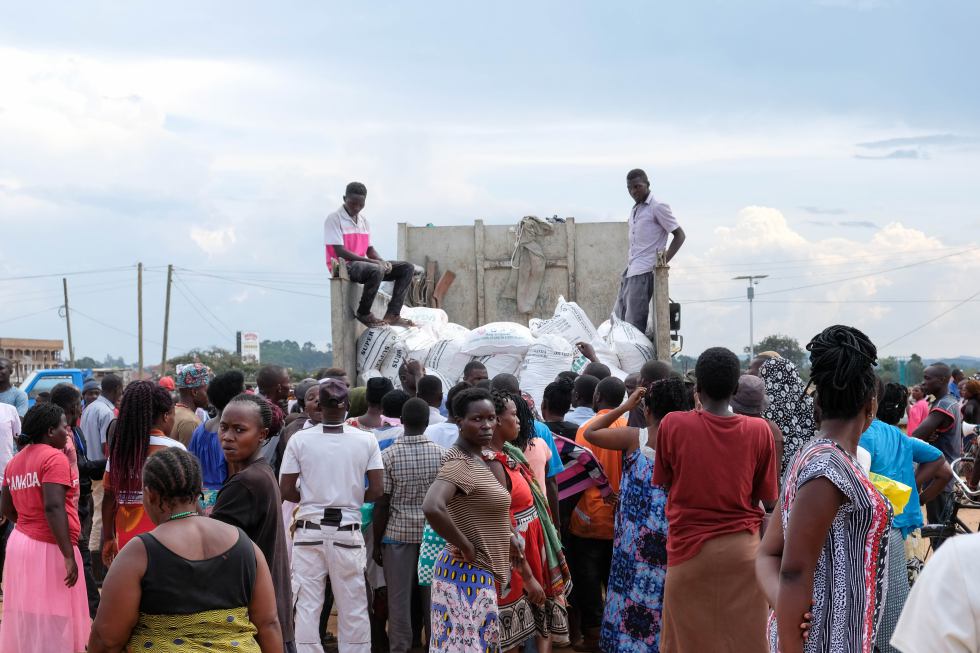 Ayuda humanitaria Mubende