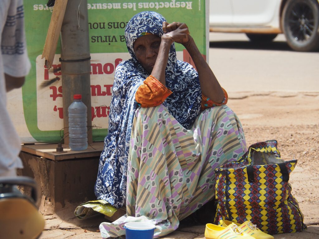 Una mujer en Uagadugú Burkina Faso